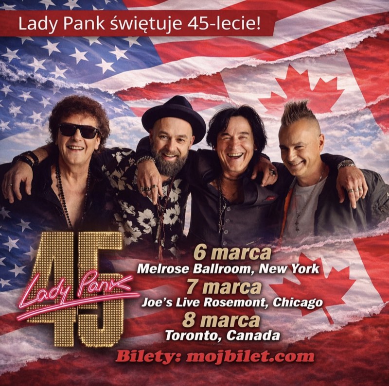 Lady Pank - 45th Anniversary Tour - Poster